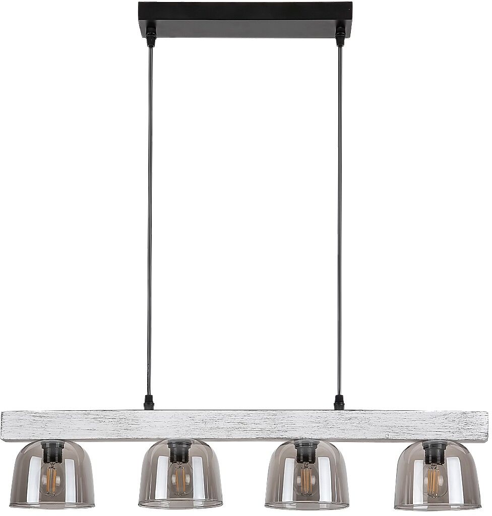 Rabalux Cardamom Pendelleuchte 4x40 W verraucht-holz 3120