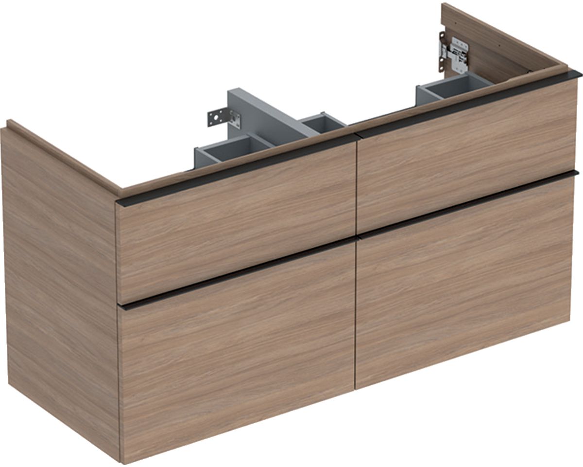 Geberit iCon Kabinett 118.4x47.6x61.5 cm Unterschrank hängend eiche-lava 502.309.JH.1