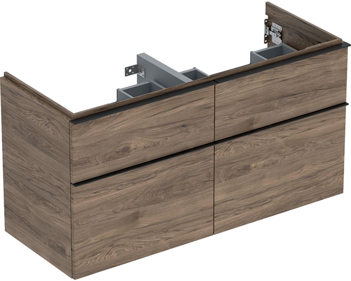 Geberit iCon Kabinett 118.4x47.6x61.5 cm Unterschrank hängend nuss-lava 502.309.JR.1