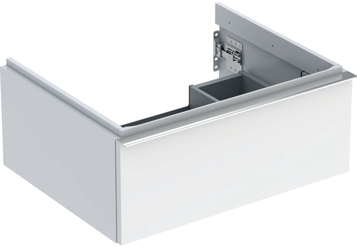 Geberit iCon Kabinett 59.2x47.6x24.7 cm Unterschrank hängend weiß-chrom 502.310.01.2