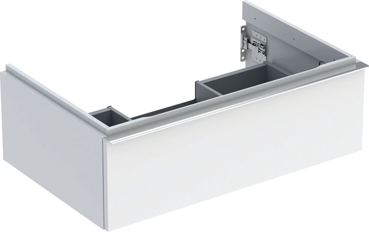 Geberit iCon Kabinett 74x47.6x24.7 cm Unterschrank hängend weiß-chrom 502.311.01.2