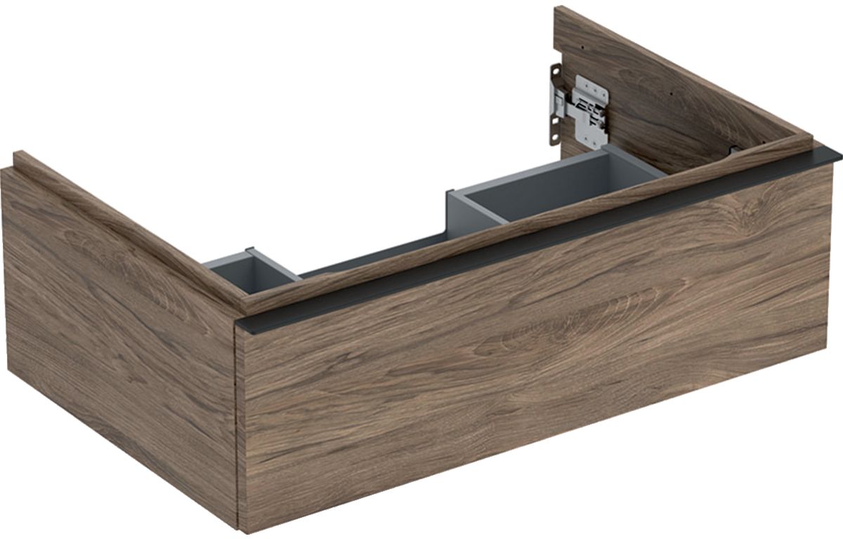Geberit iCon Kabinett 74x47.6x24.7 cm Unterschrank hängend nuss-lava 502.311.JR.1