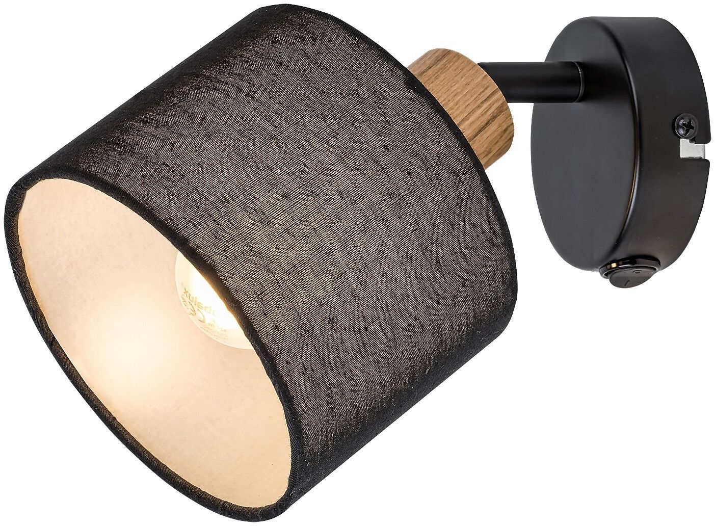 Rabalux Miguel Leuchter 1x40 W schwarz-holz 3244