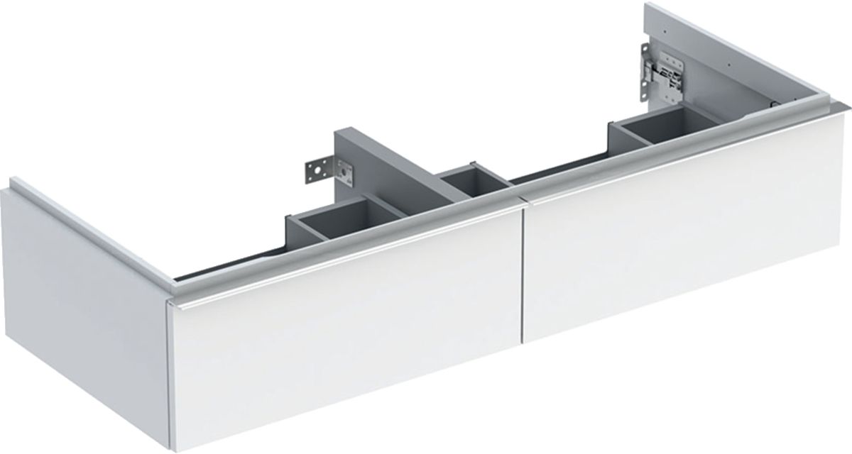 Geberit iCon Kabinett 118.4x47.6x24.7 cm Unterschrank hängend weiß-chrom 502.314.01.2