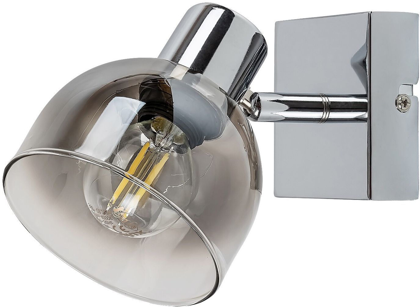 Rabalux Tarien Leuchter 1x40 W chrom-verraucht 3248