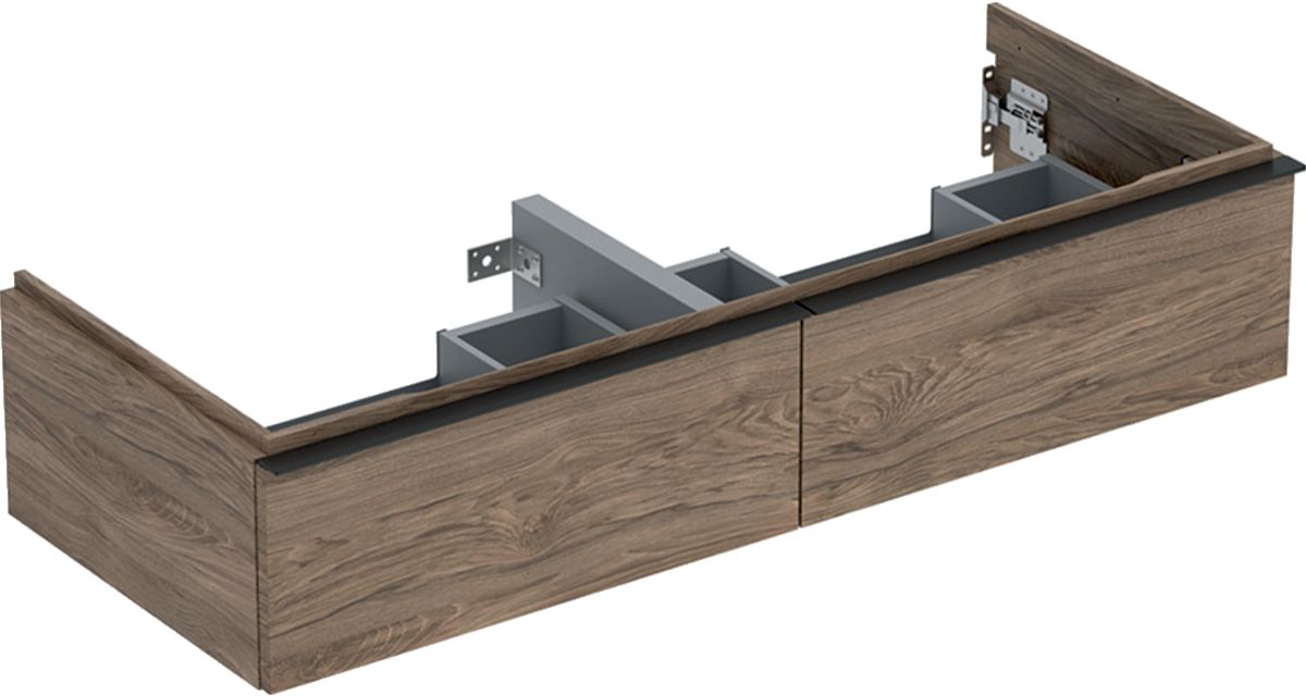 Geberit iCon Kabinett 118.4x47.6x24.7 cm Unterschrank hängend nuss-lava 502.314.JR.1