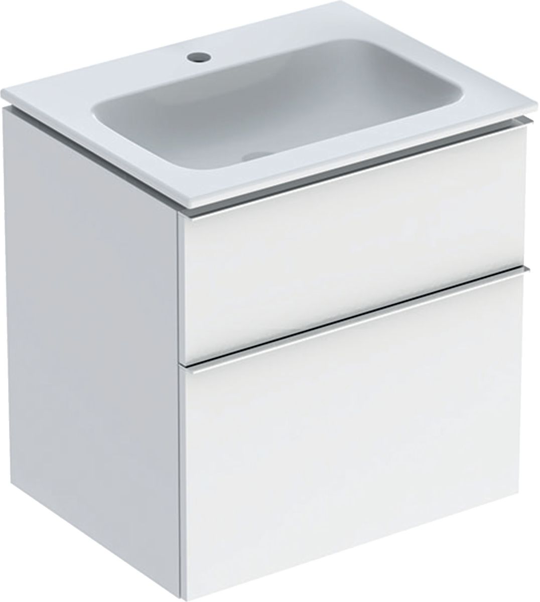 Geberit iCon Waschbecken mit Unterschrank 60 cm weiß 502.335.01.2