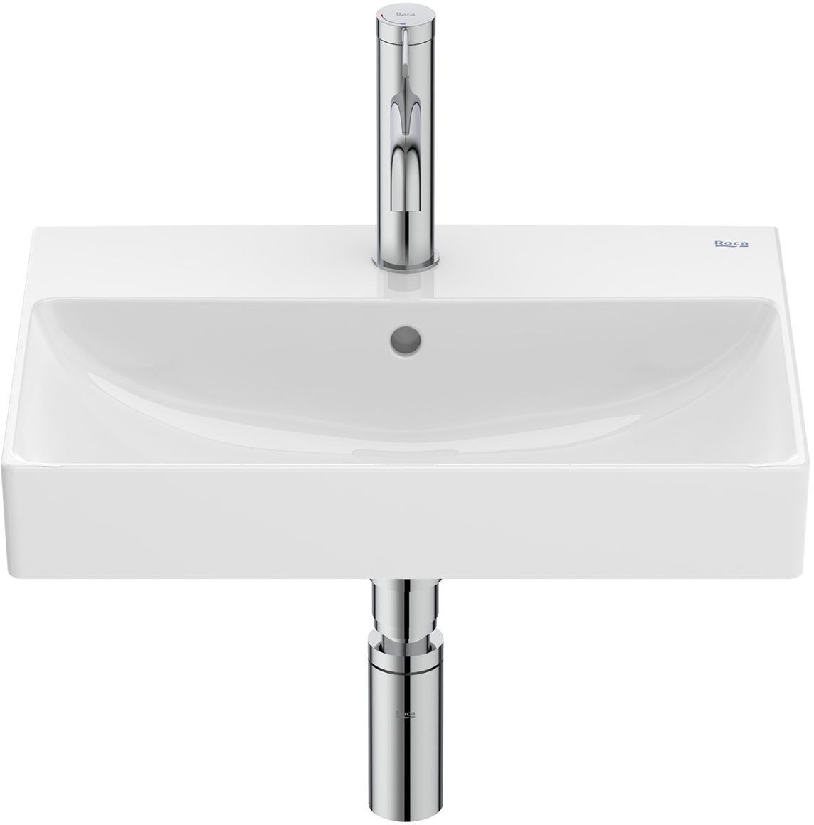 Roca Ona umywalka 50x36 cm prostokątna ścienna biała A32768E000