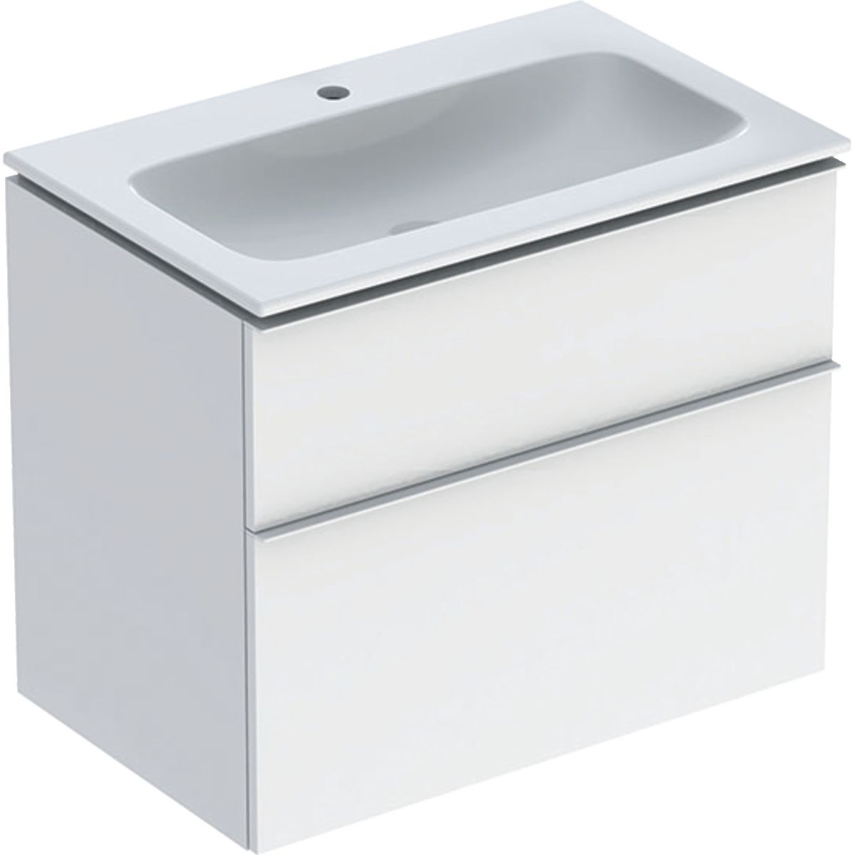 Geberit iCon Waschbecken mit Unterschrank 75 cm weiß 502.336.01.1