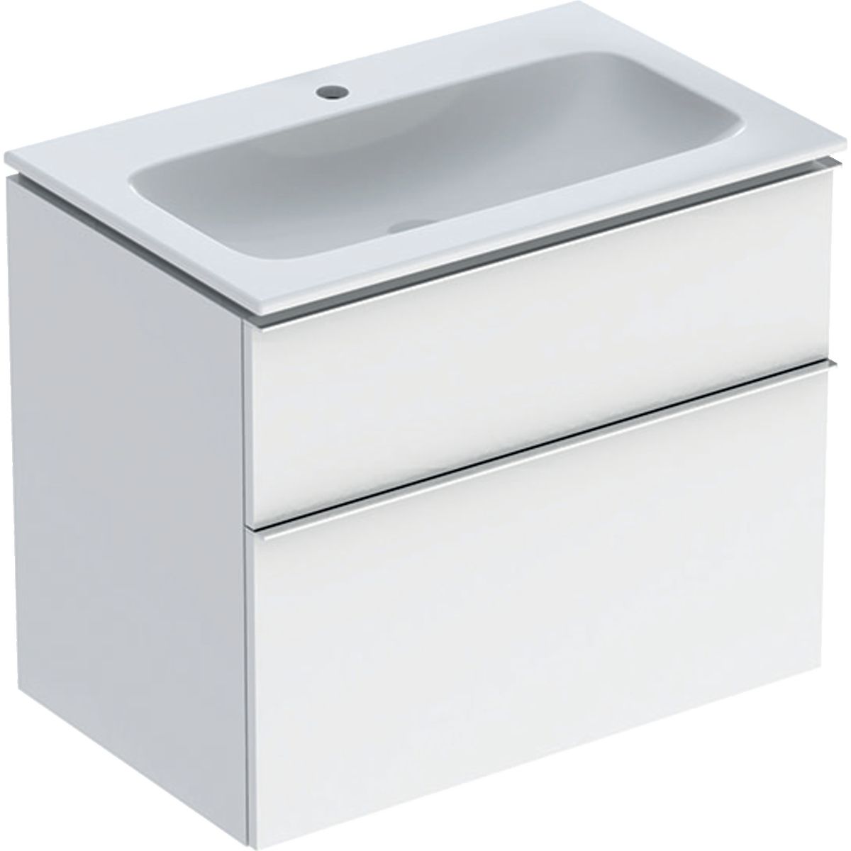 Geberit iCon Waschbecken mit Unterschrank 75 cm weiß 502.336.01.2