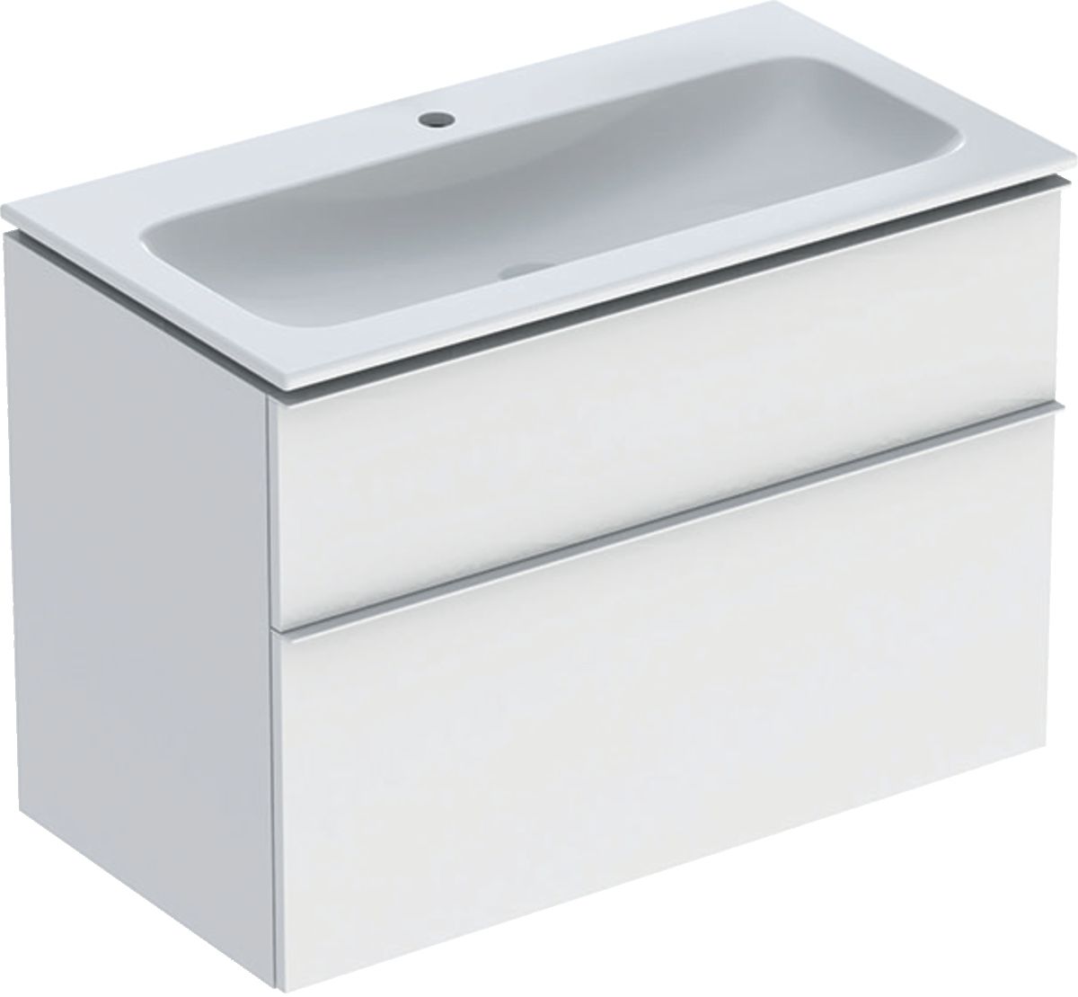 Geberit iCon Waschbecken mit Unterschrank 90 cm weiß 502.337.01.3