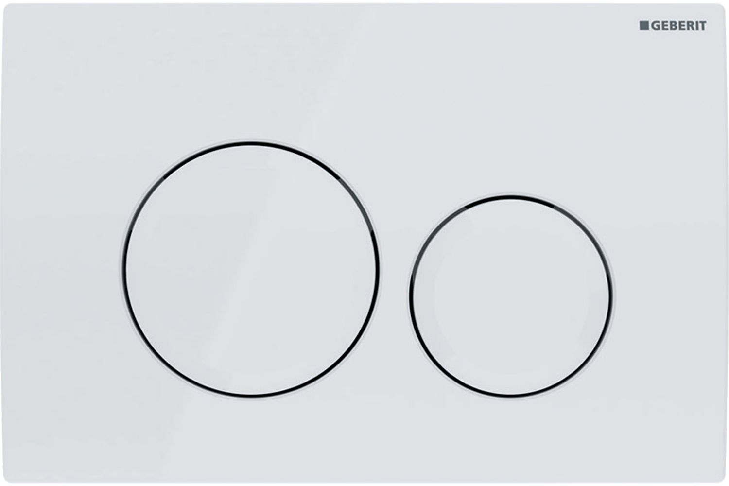 Geberit Delta20 Betätigungsplatte für Toilette weiß 115.127.11.1