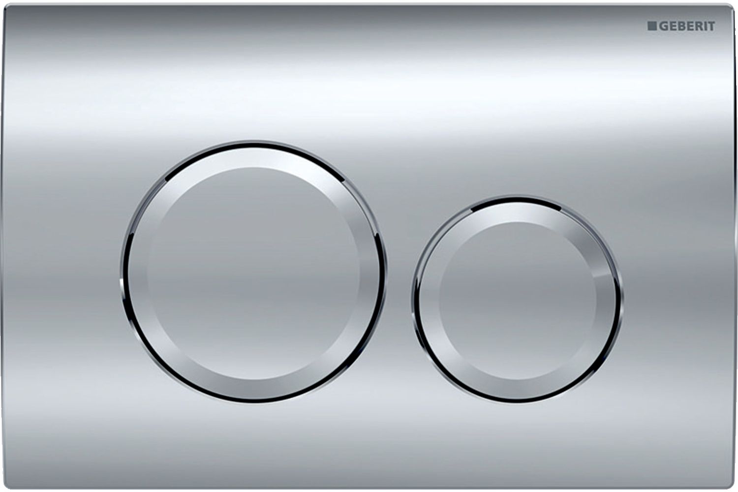 Geberit Delta20 Betätigungsplatte für Toilette glänzender Chrom 115.127.21.1