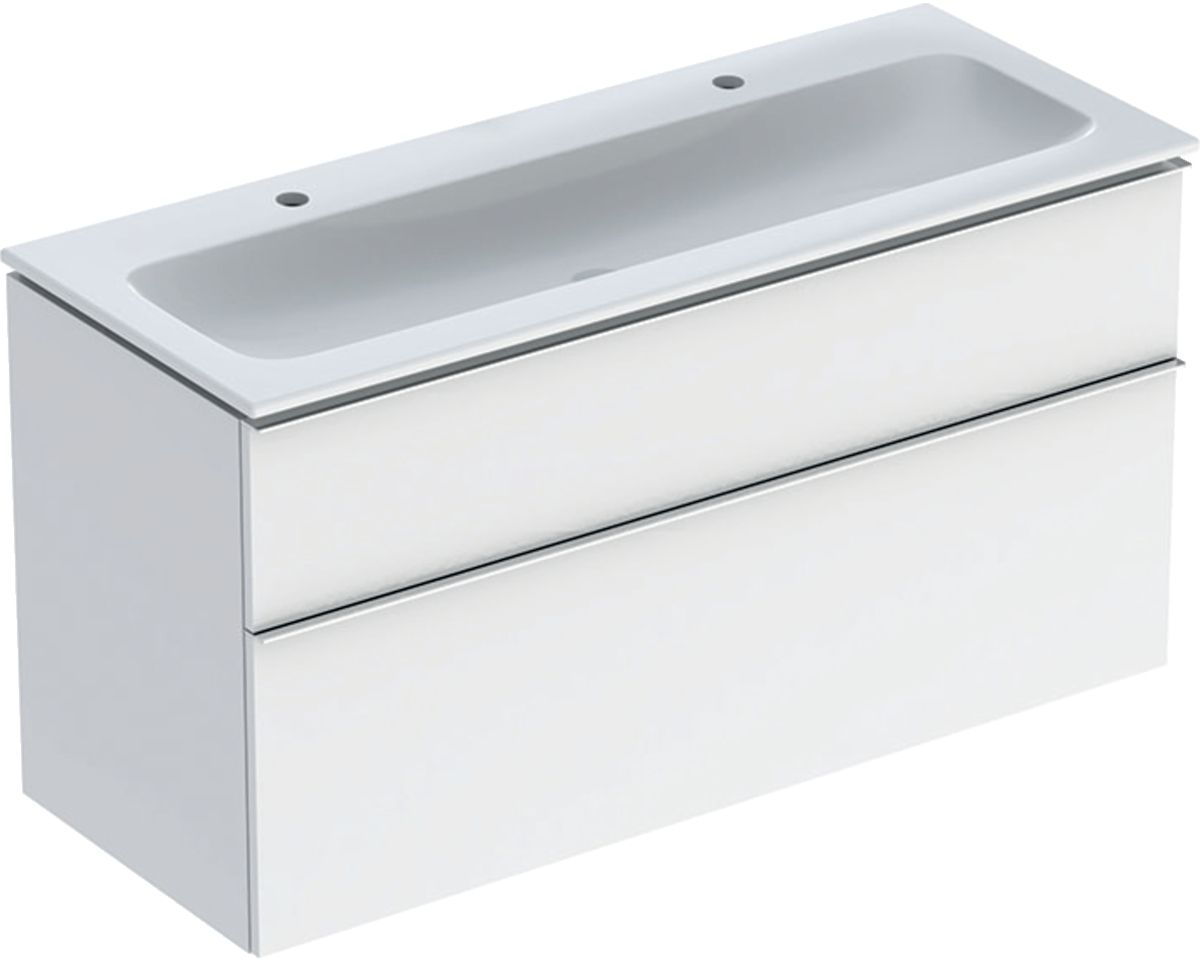 Geberit iCon Waschbecken mit Unterschrank 120 cm weiß 502.338.01.2