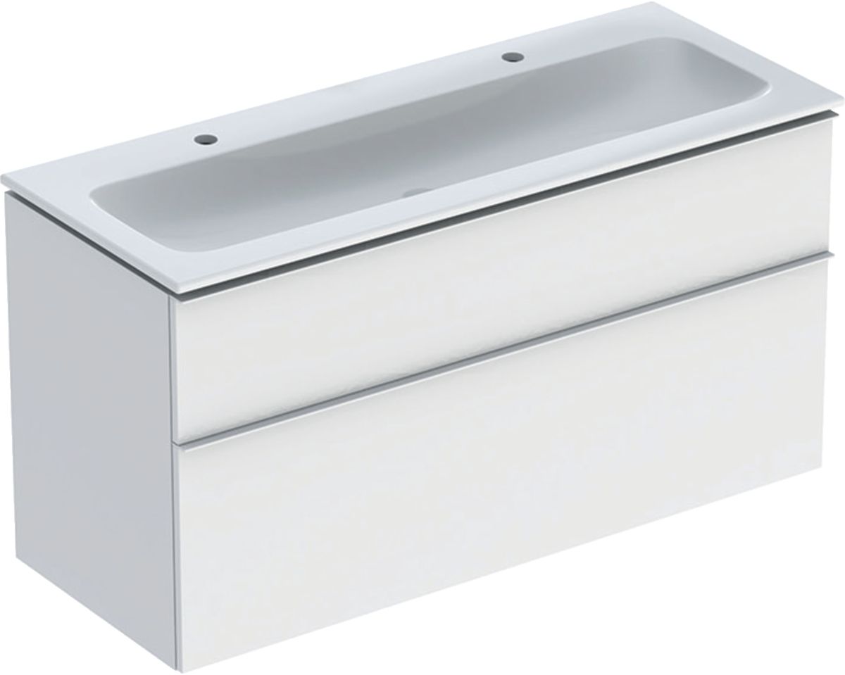 Geberit iCon Waschbecken mit Unterschrank 120 cm weiß 502.338.01.3