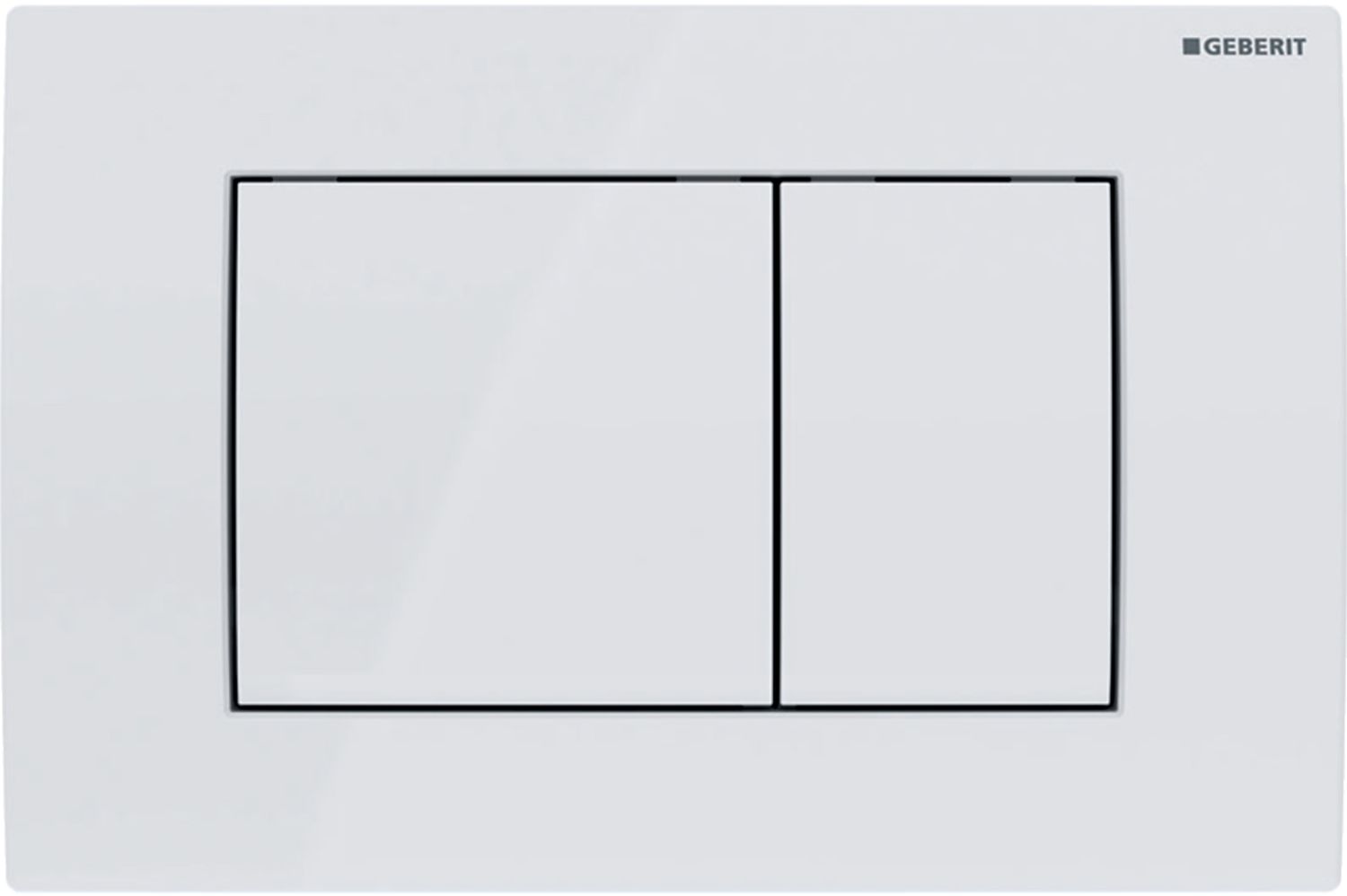 Geberit Delta20 Betätigungsplatte für Toilette weiß 115.137.11.1