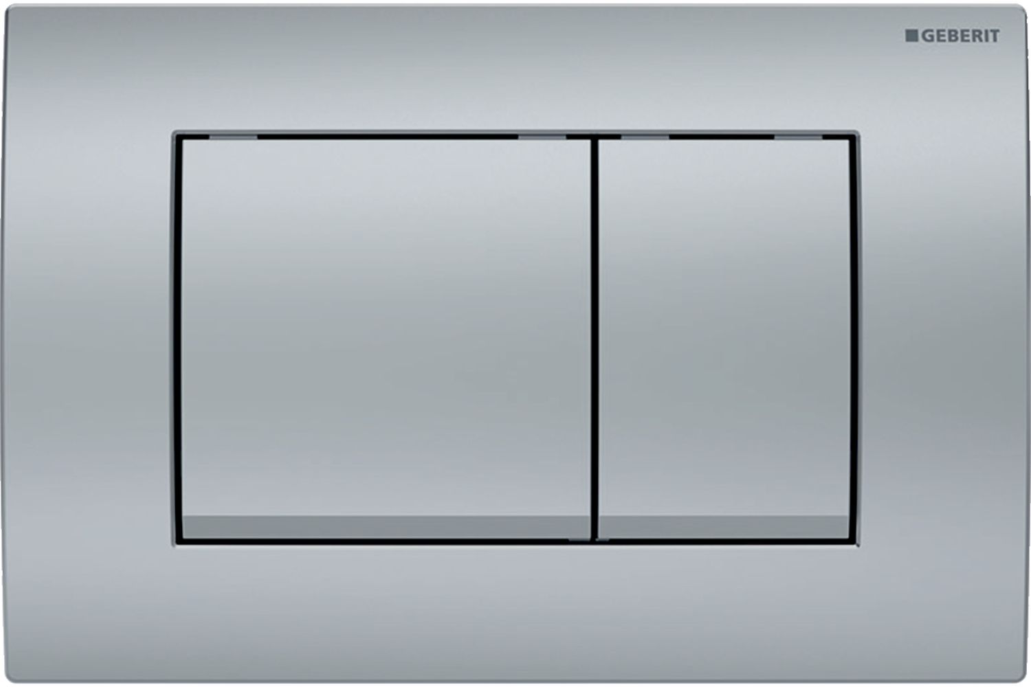 Geberit Delta20 Betätigungsplatte für Toilette mattchrom 115.137.46.1