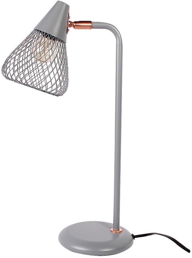 Rabalux Fanny Tischlampe 1x25 W grau-roségold 3182