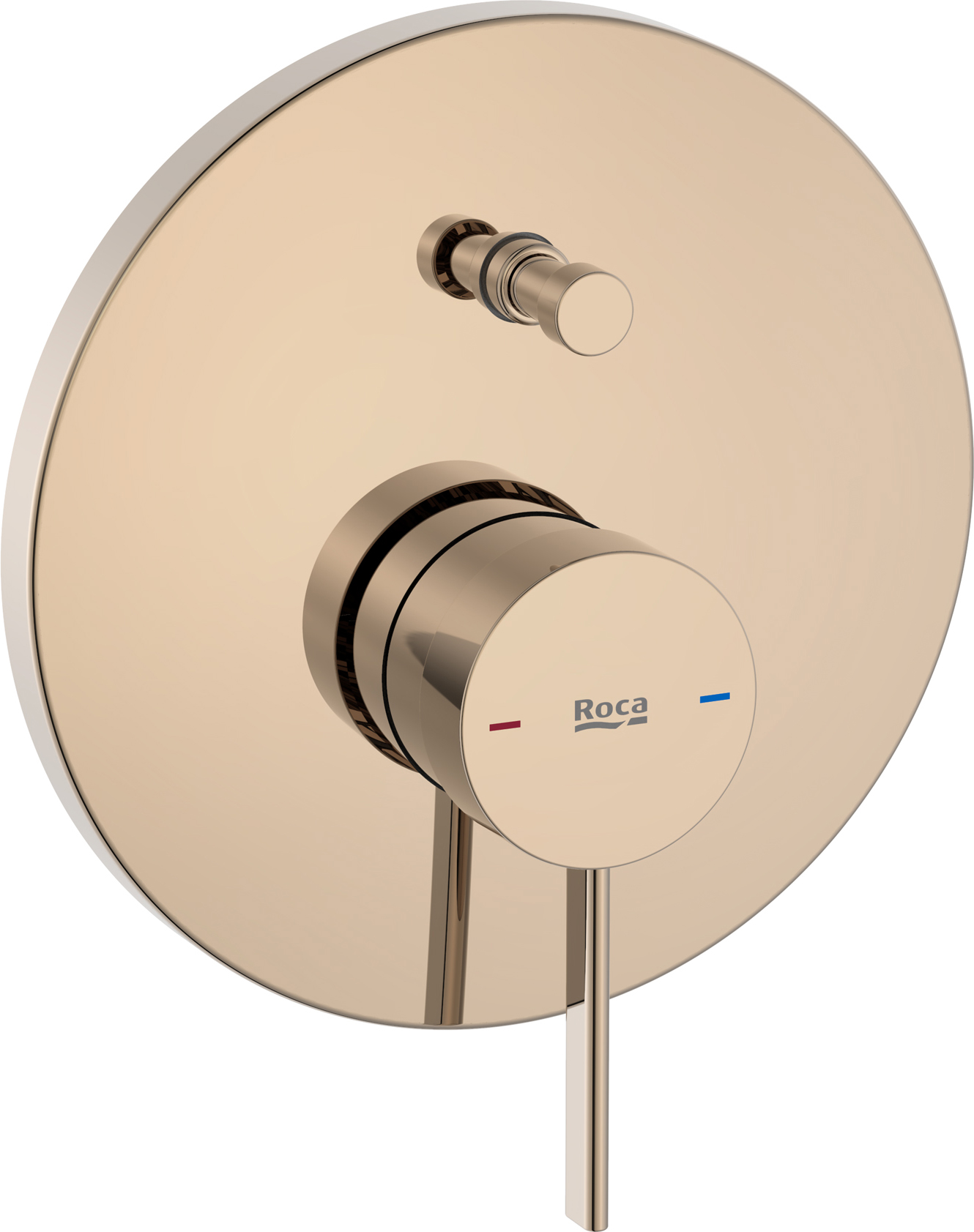 Roca Ona bateria wannowo-prysznicowa podtynkowa Rose Gold A5A0B9ERG0