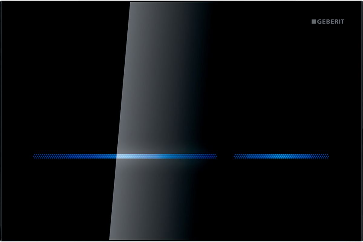 Geberit Sigma80 Betätigungsplatte für Toilette schwarz 116.090.SG.6