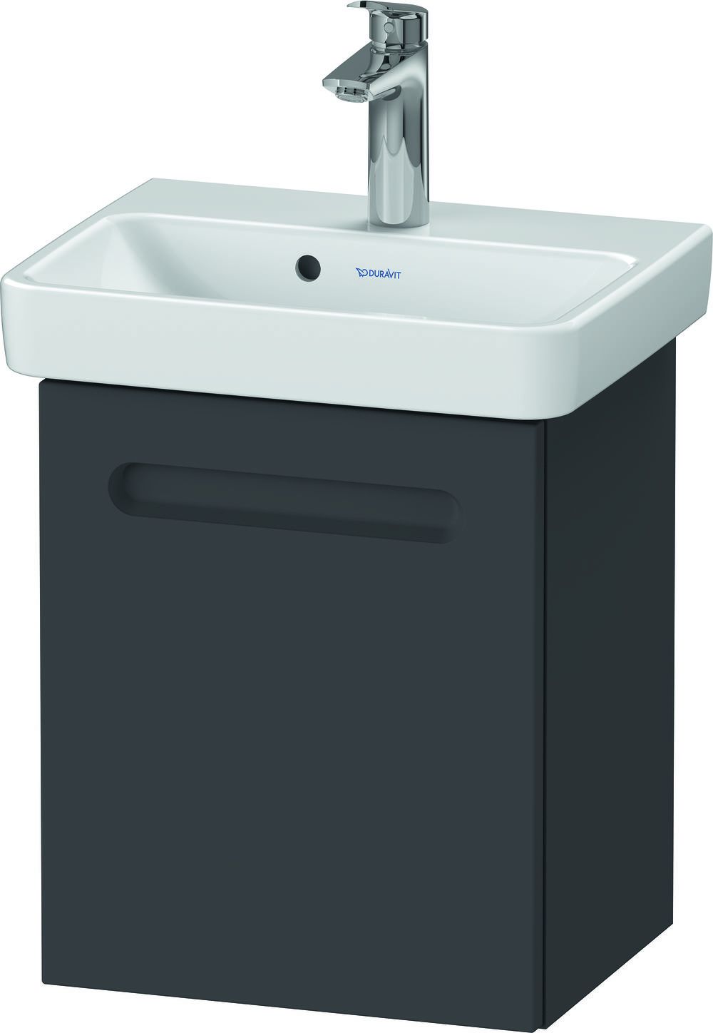 Duravit No. 1 Kabinett 39x34.6x47.8 cm Unterschrank hängend graphit N14266L49490000