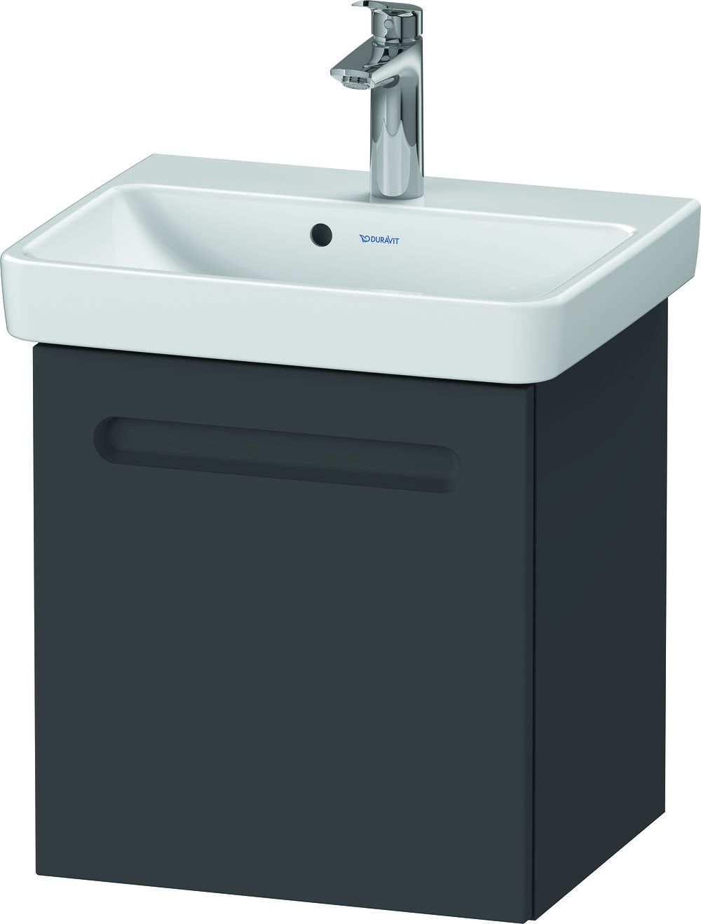 Duravit No. 1 Kabinett 44x38.6x47.8 cm Unterschrank hängend graphit N14267R49490000