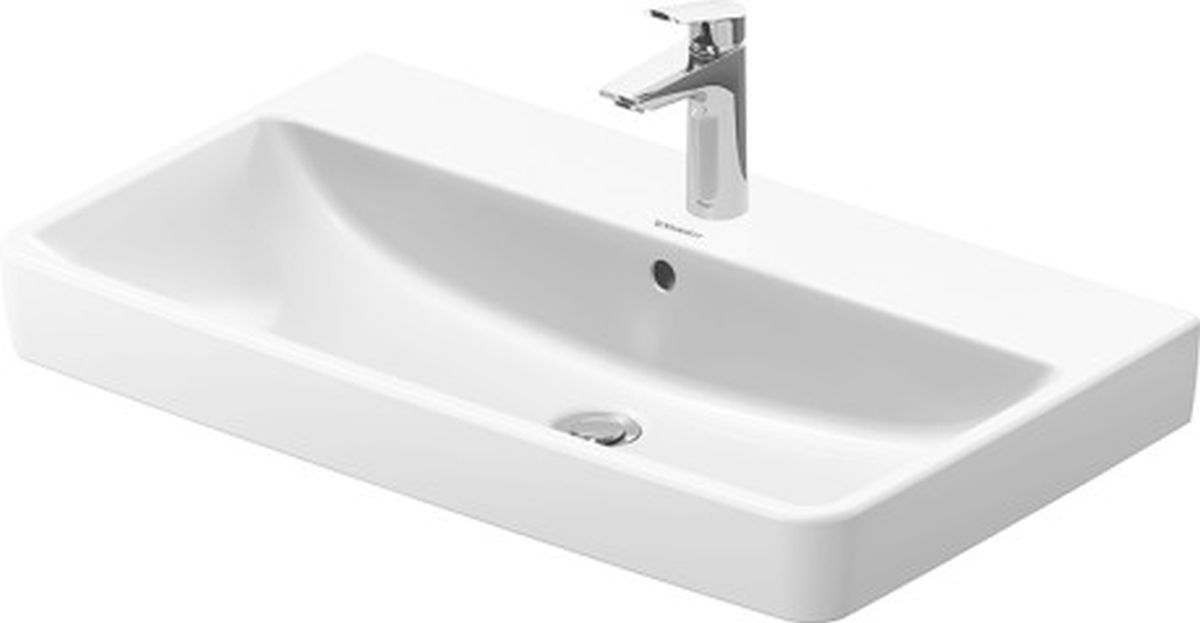 Duravit No. 1 Waschbecken 80x46 cm rechteckig Möbel weiß 23758000002