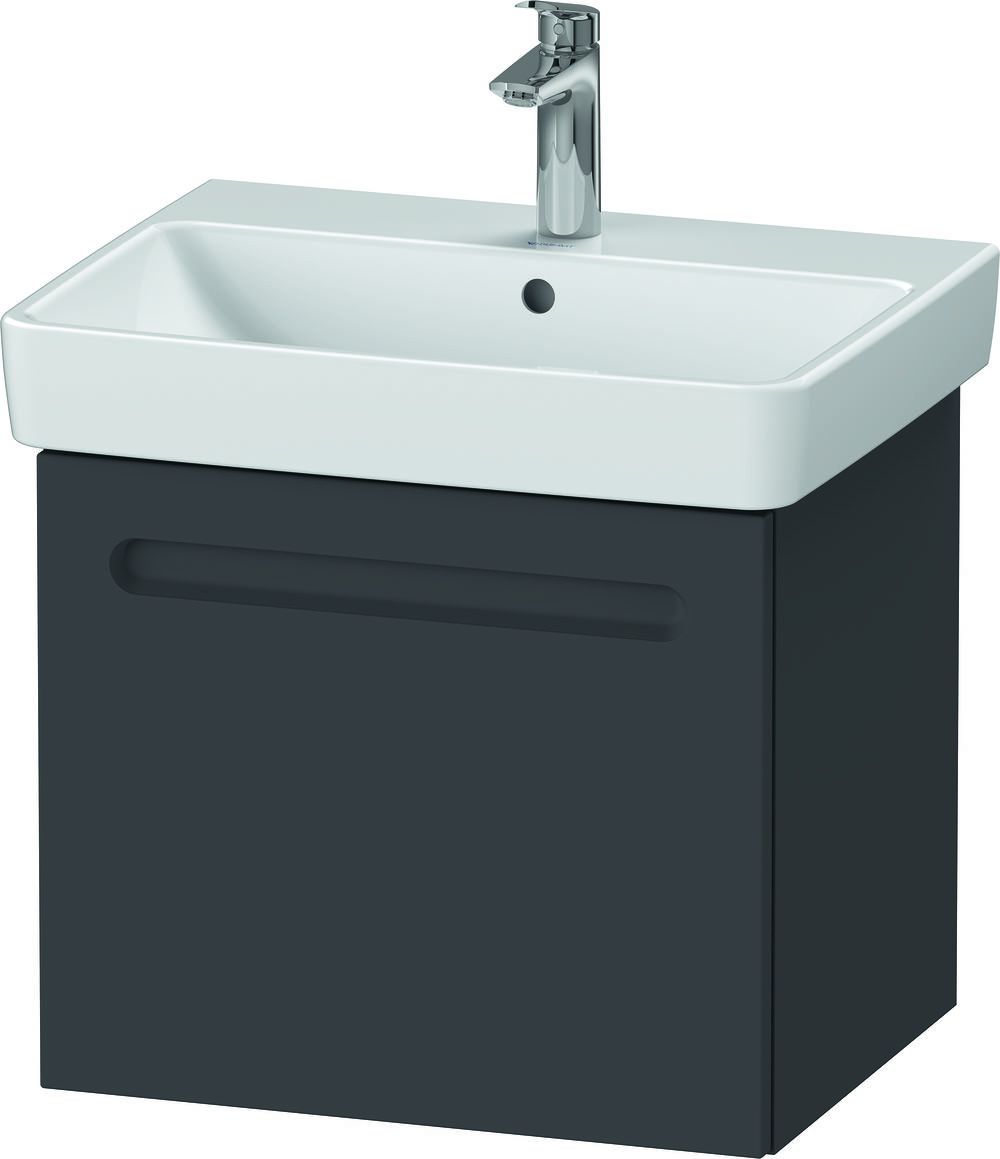 Duravit No. 1 Kabinett 54x42.6x47.8 cm Unterschrank hängend graphit N14281049490000