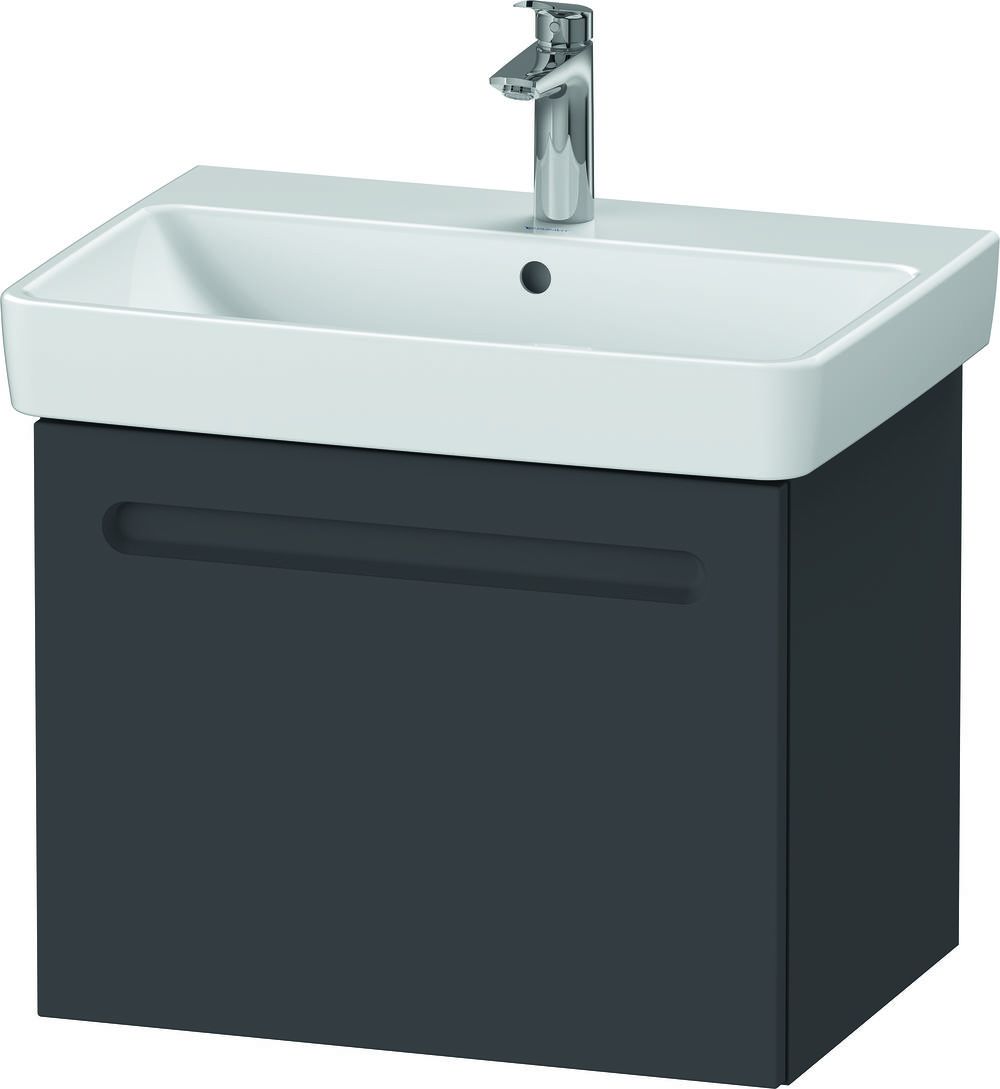 Duravit No. 1 Kabinett 59x42.6x47.8 cm Unterschrank hängend graphit N14282049490000