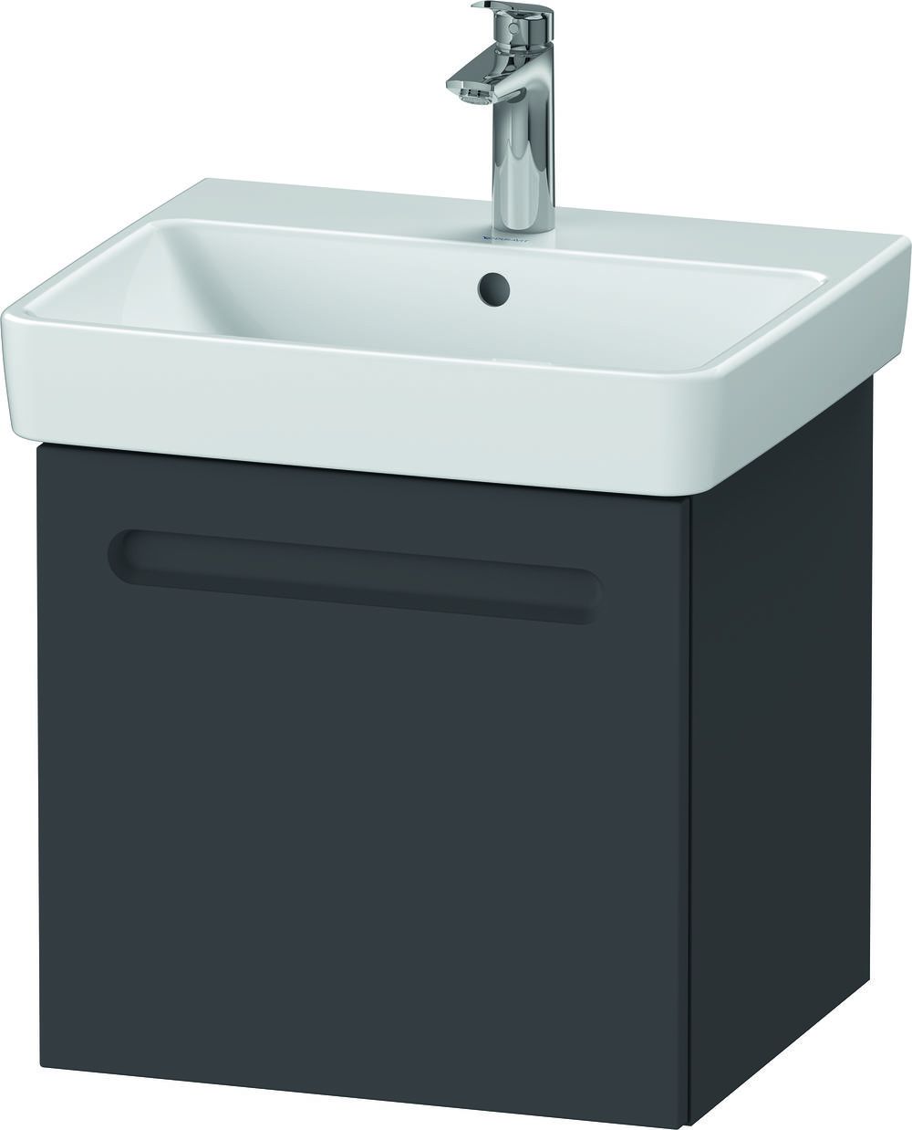 Duravit No. 1 Kabinett 49x42.6x47.8 cm Unterschrank hängend graphit N14380049490000
