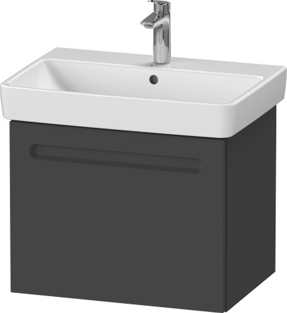 Duravit No. 1 Kabinett 59x42.6x47.8 cm Unterschrank hängend graphit N14382049490000