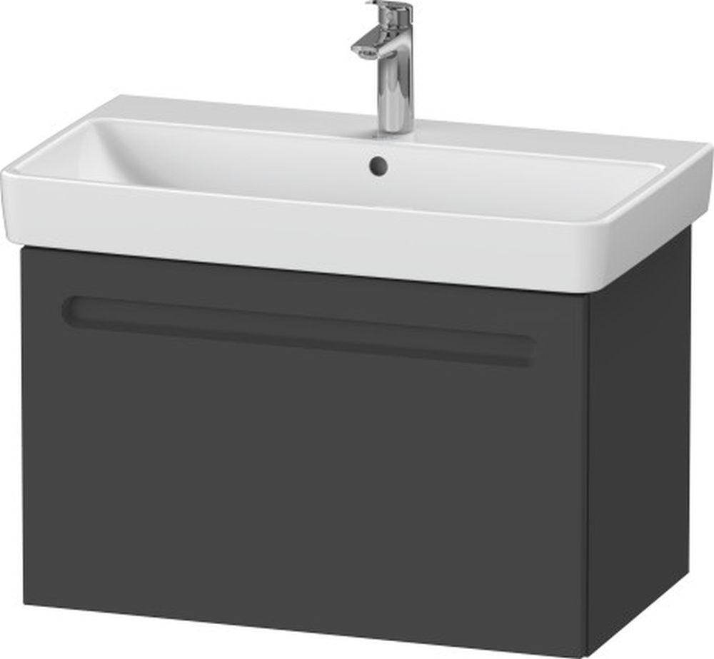 Duravit No. 1 Kabinett 74x42.6x47.8 cm Unterschrank hängend graphit N14383049490000