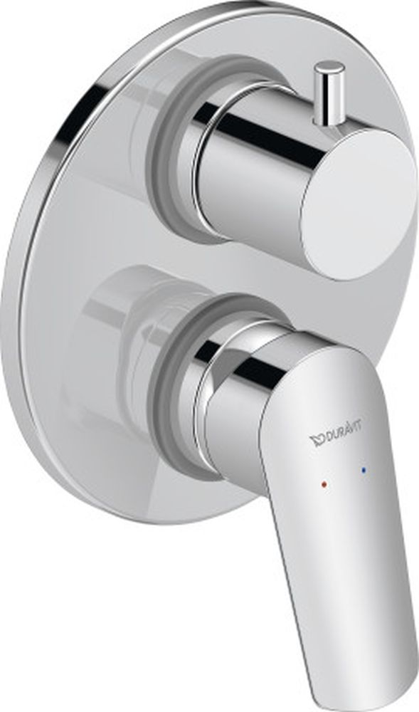 Duravit No. 1 Badewannen- und Duscharmatur Unterputz chrom N15210008010