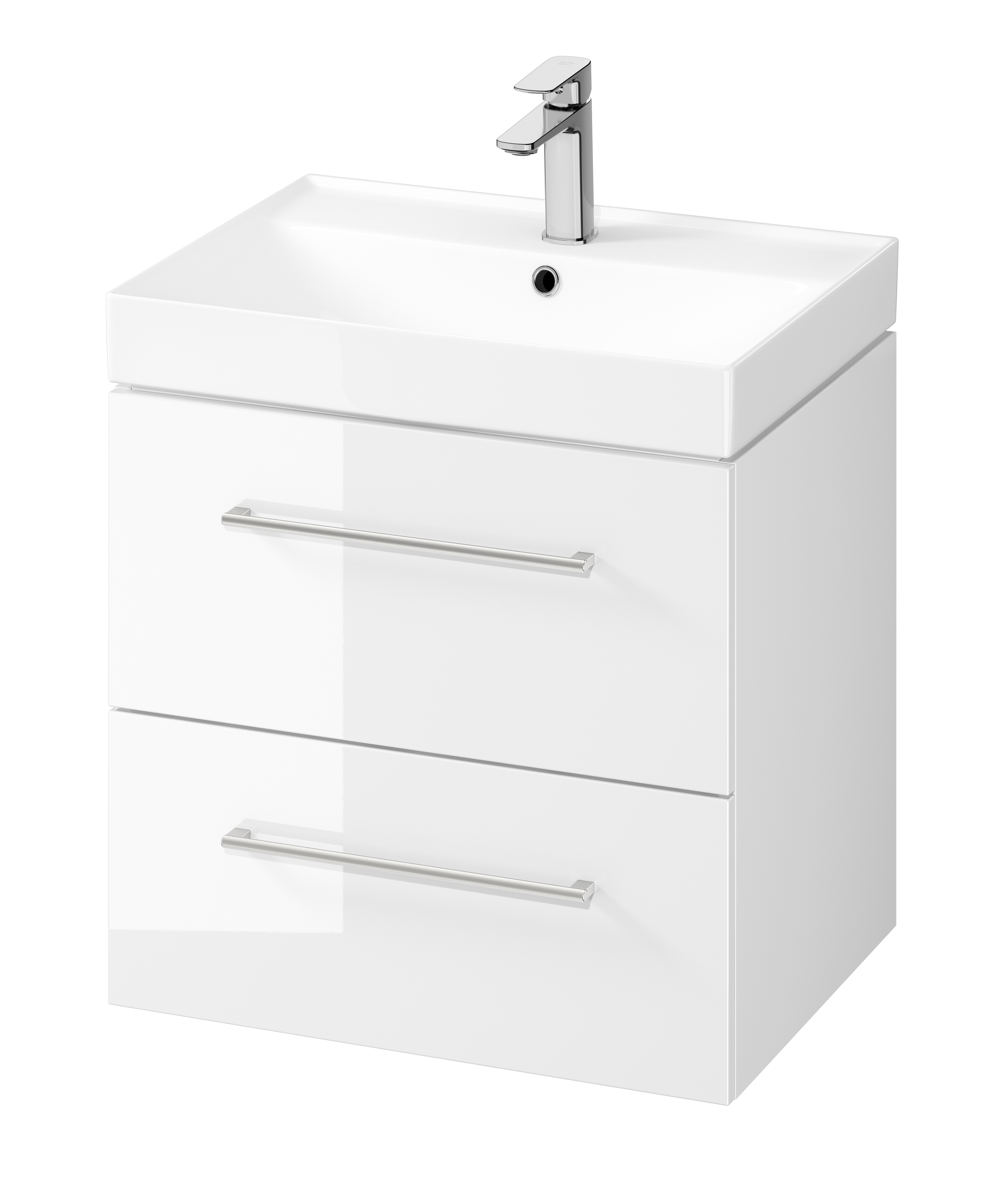 Set Kabinett Cersanit Larga S932-070, Waschbecken Cersanit Larga K120-009