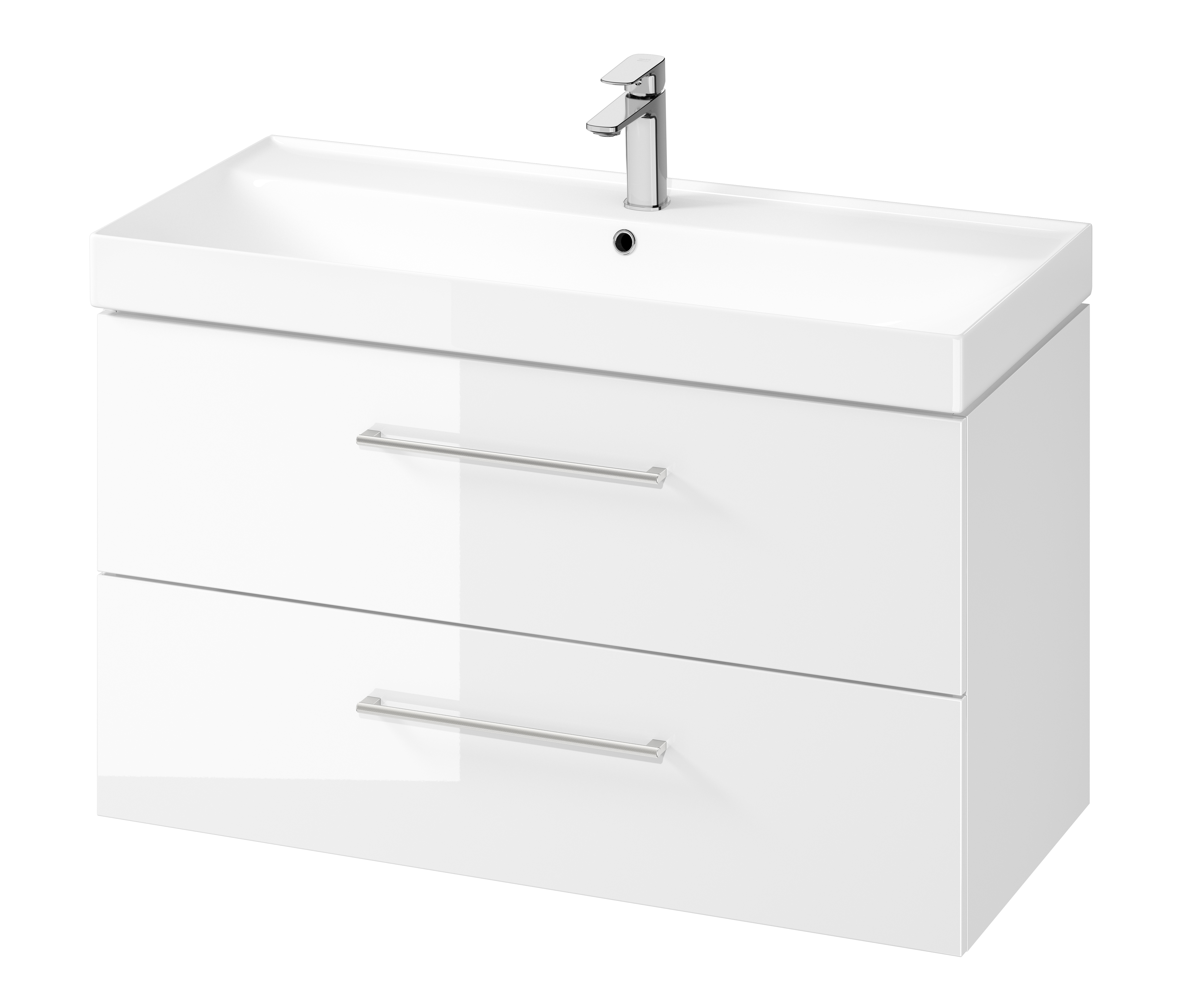 Set Waschbecken Cersanit Larga K120-011, Kabinett Cersanit Larga S932-076