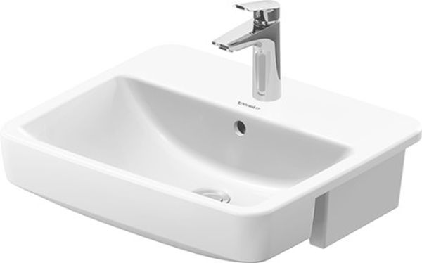 Duravit No. 1 Waschbecken 55x46 cm halbrund weiß 03765500002