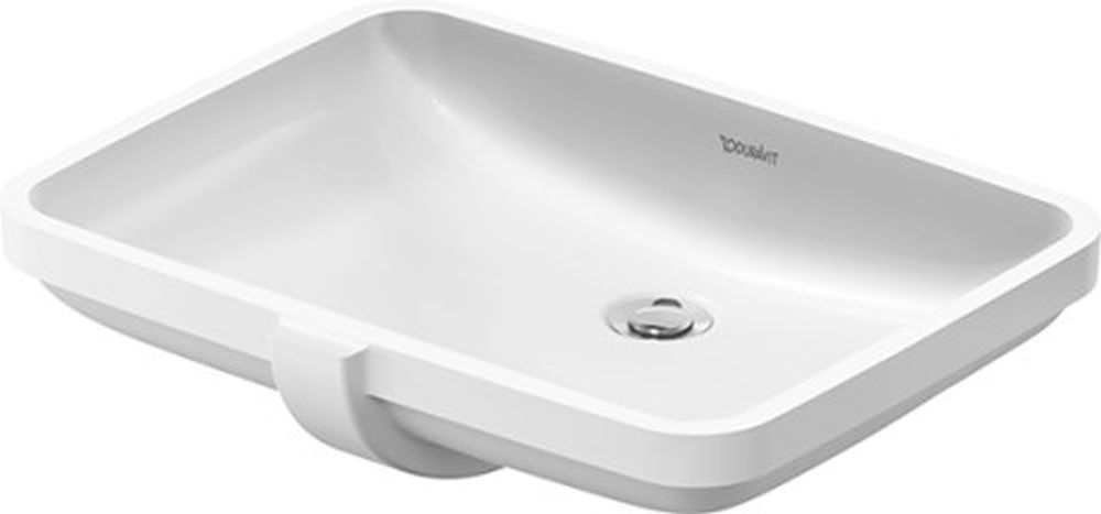 Duravit No. 1 Waschbecken 58.5x55.4 cm rechteckig Unterbauwaschbecken weiß 03955500282
