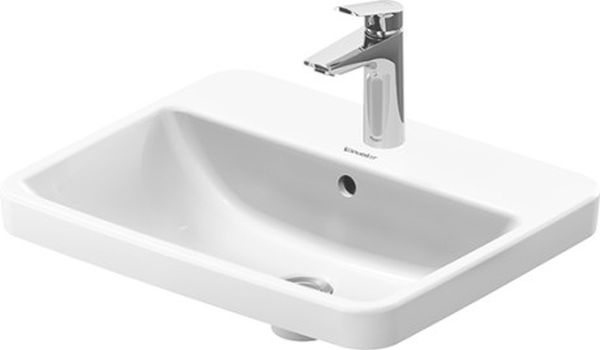 Duravit No. 1 Waschbecken 54.5x43.5 cm rechteckig Klassisch weiß 03555500272