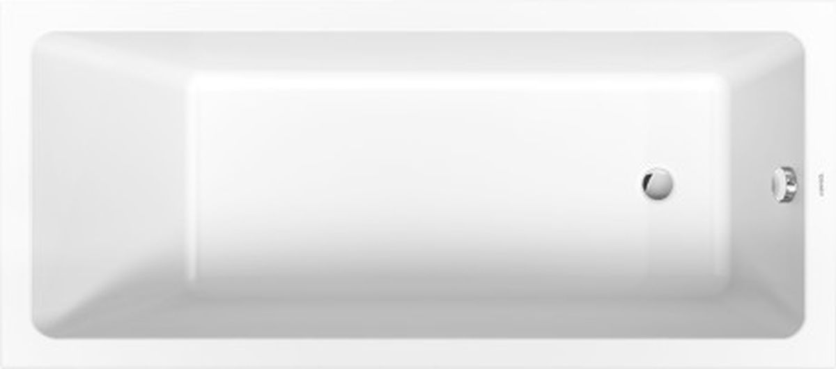 Duravit No. 1 Rechteckige Badewanne 170x75 cm weiß 700490000000000