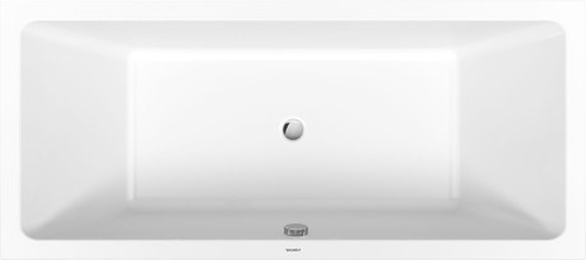 Duravit No. 1 Rechteckige Badewanne 180x80 cm weiß 700492000000000