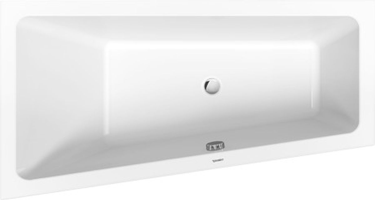 Duravit No. 1 Eckbadewanne 150x80 cm linksseitig weiß 700504000000000