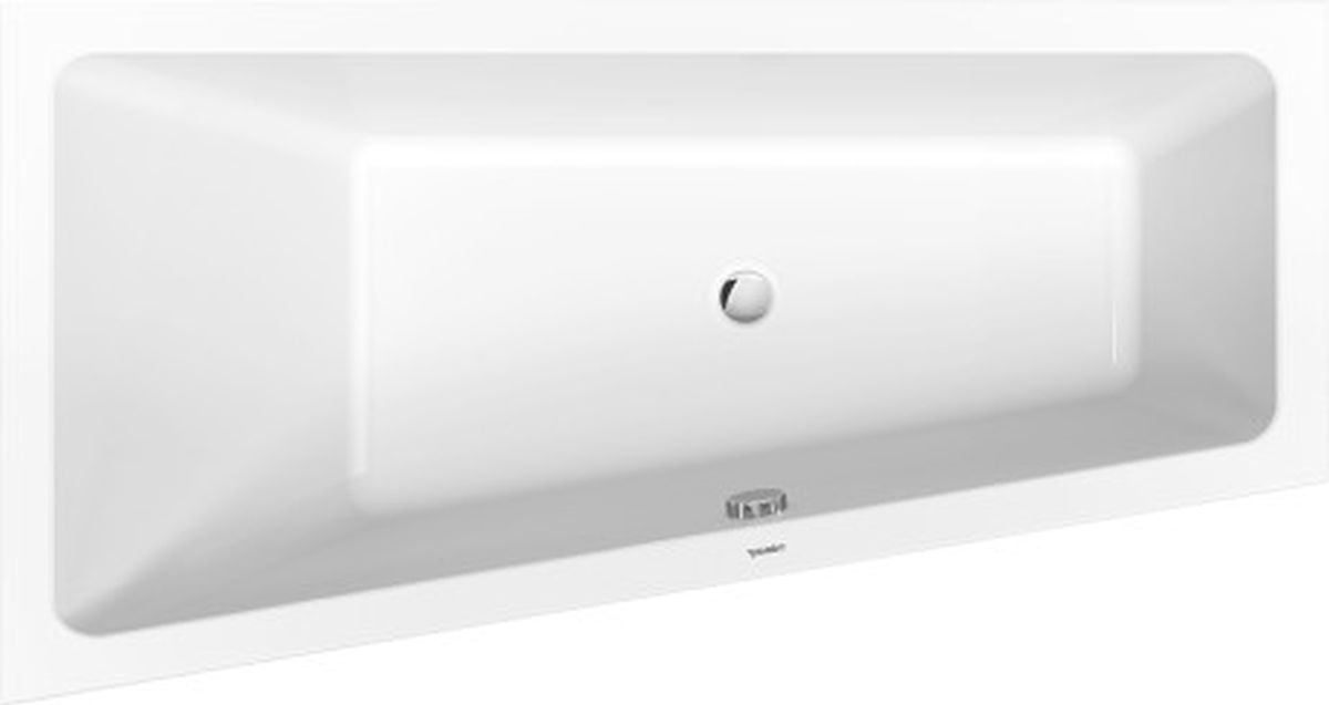 Duravit No. 1 Eckbadewanne 160x85 cm linksseitig weiß 700506000000000
