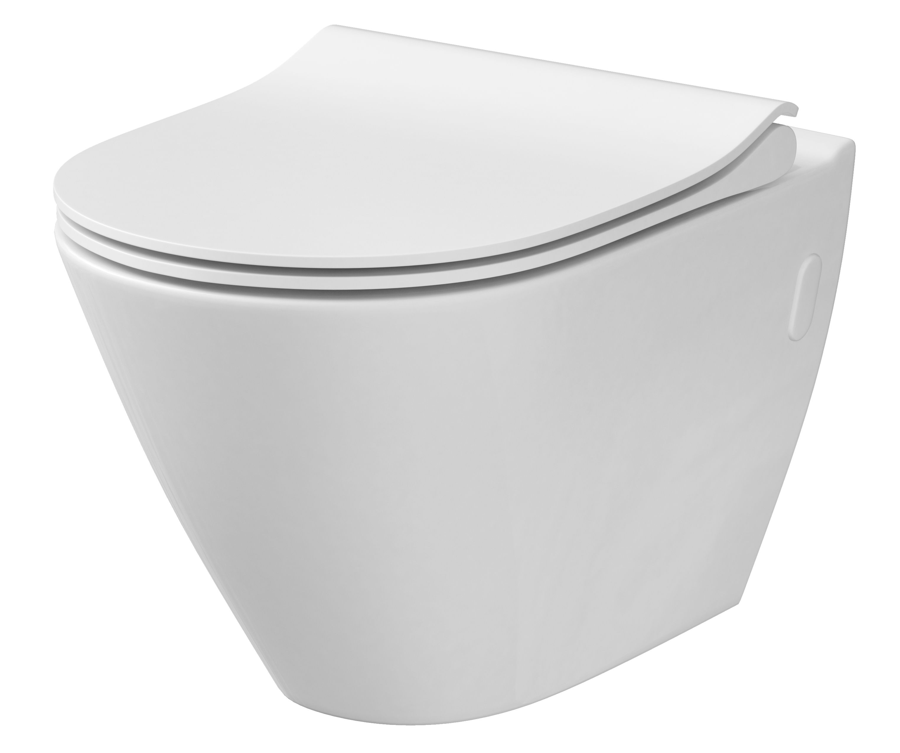 Cersanit City WC-Becken mit Absenkautomatik-Sitz hängend Spülrandlos weiß K701-104-ECO