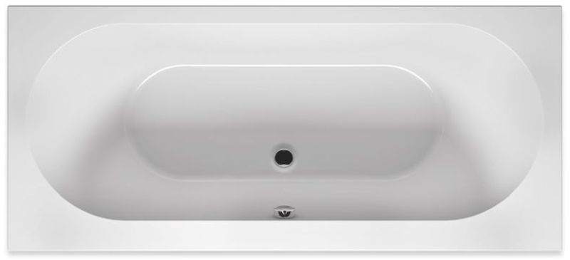 Riho Carolina Rechteckige Badewanne 170x80 cm weiß B055001005
