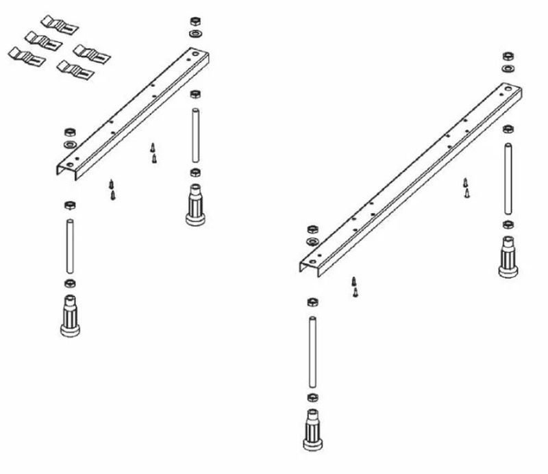 Riho Badewannenbeine 207097