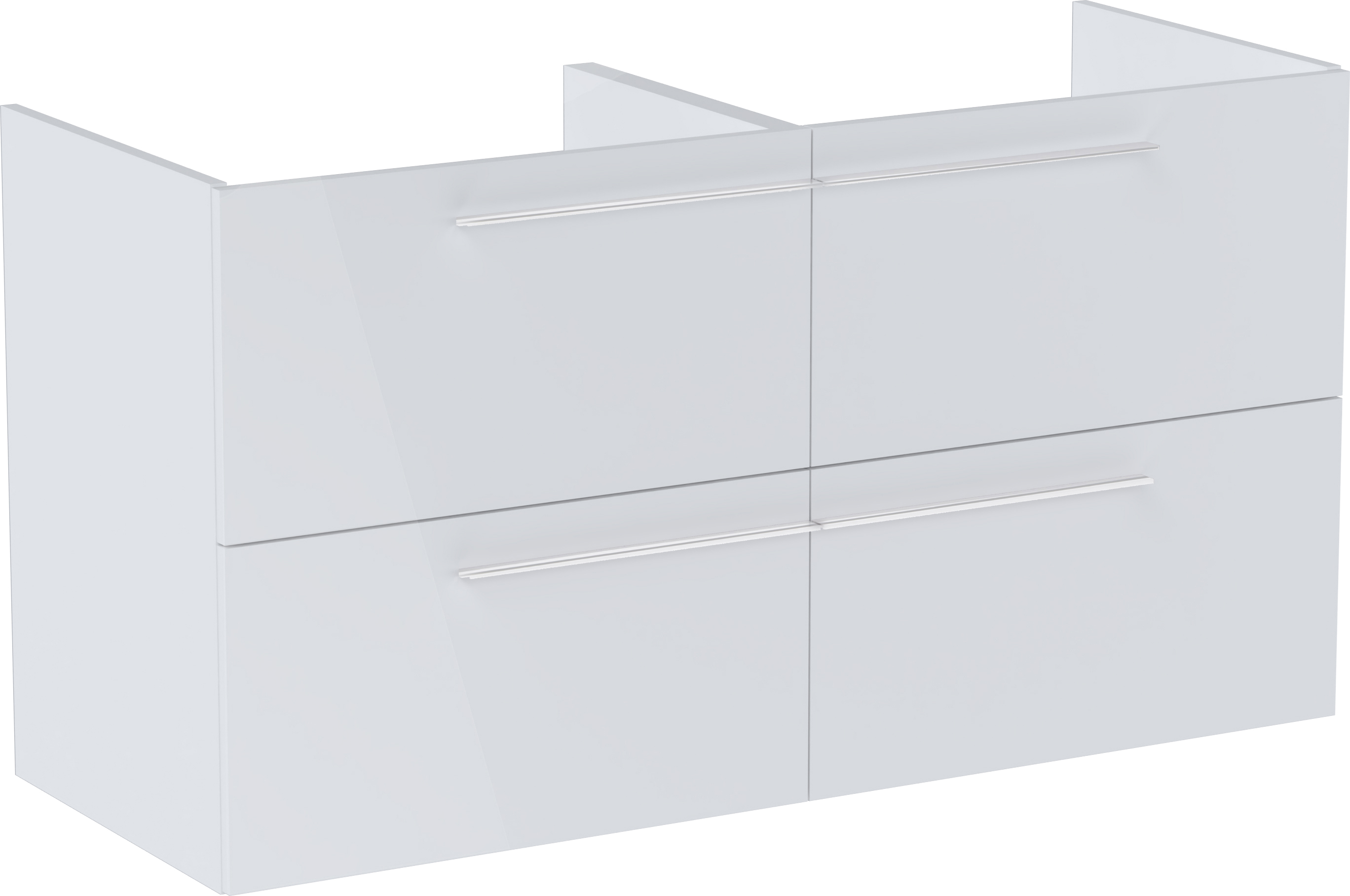 Roca Ella Kabinett 118.5x44.6x63.5 cm Unterschrank hängend weiß A857772806