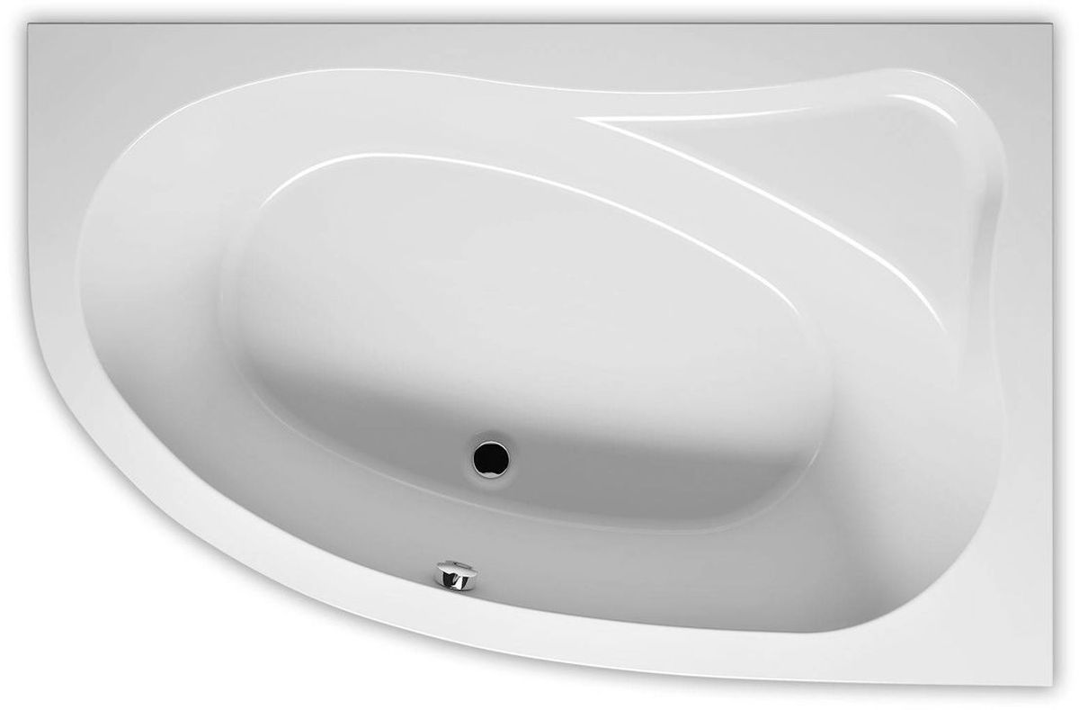Riho Aryl Eckbadewanne 170x110 cm linksseitig weiß B018001005