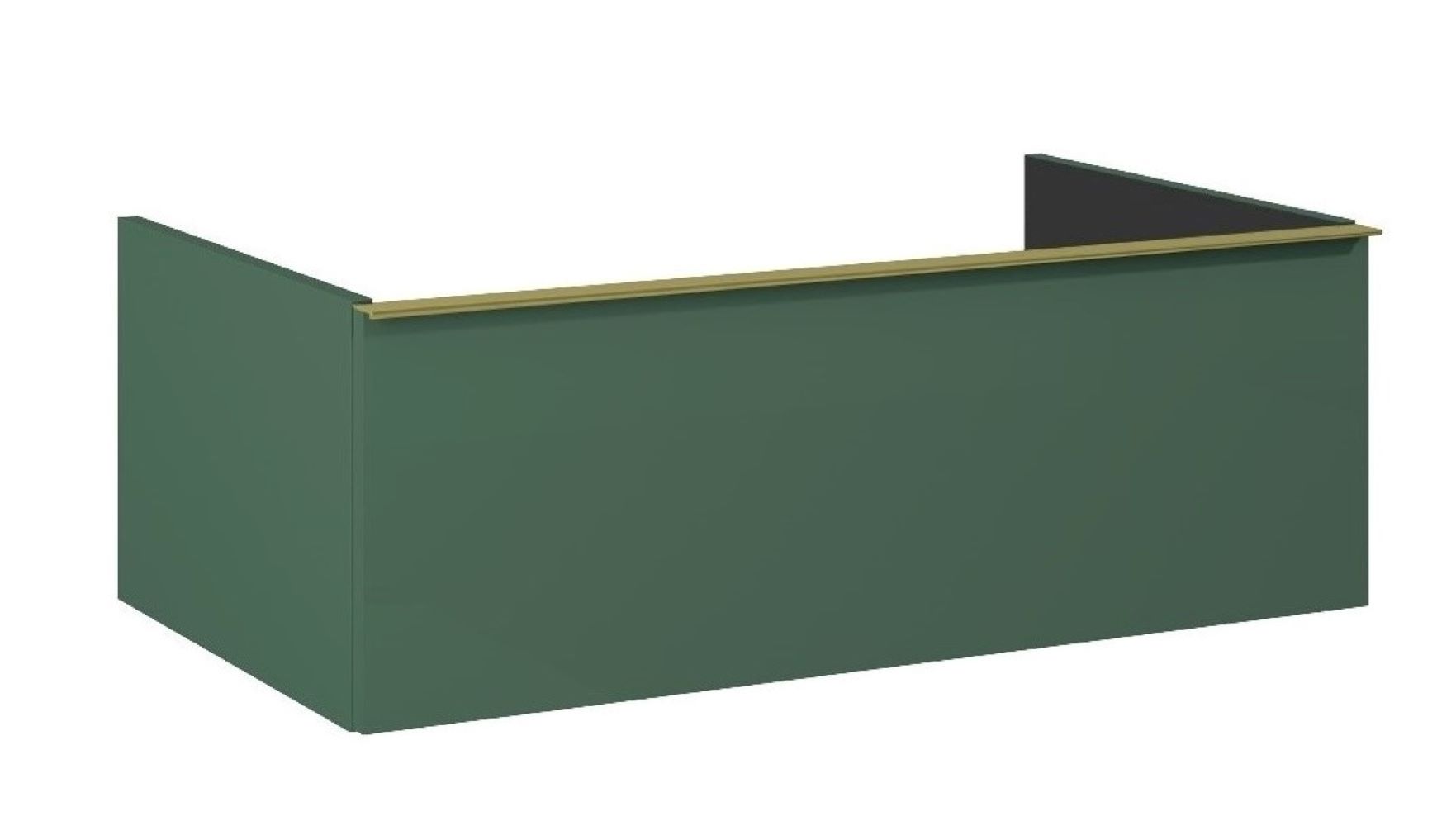 Elita Look Kabinett 80x44.9x28.1 cm Unterschrank hängend grün RE080803027010