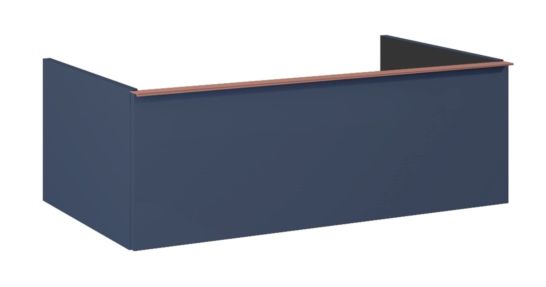 Elita Look Kabinett 80x44.9x28.1 cm Unterschrank hängend blau RE080803027030