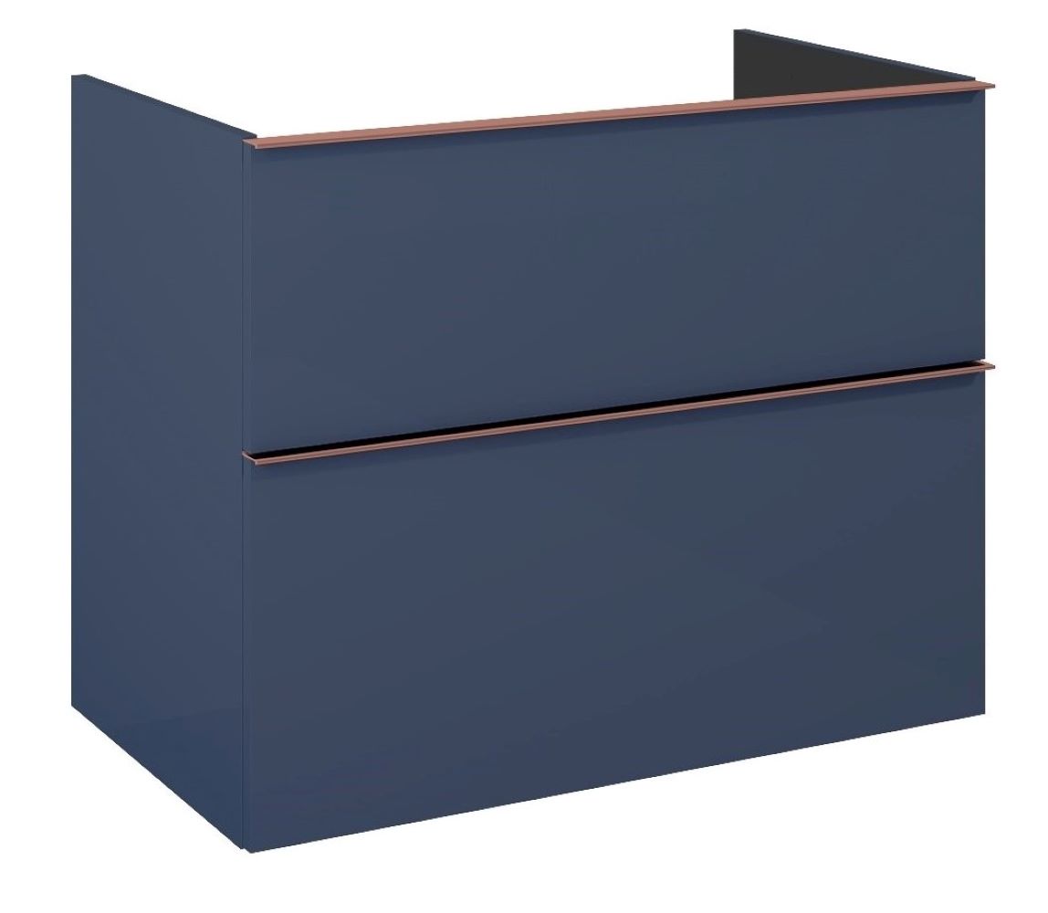 Elita Look Kabinett 80x44.9x63.5 cm Unterschrank hängend blau RE080801027030